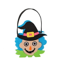 Sac à bonbons en forme de crâne dans la tête de citrouille, accessoire pour Halloween, vente en gros, économique,
