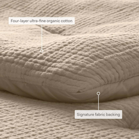 Couette et édredon personnalisables en coton biologique gaufré, respirants, doux et respectueux de la peau, pour un sommeil amélioré – Produit populaire et très vendu