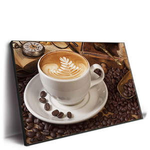 Impression moderne sur toile d'une nature morte à l'aquarelle, art mural coloré, décoration intérieure, résistant aux UV, écologique, cuisine, fruits, raisin, <span class=keywords><strong>verre</strong></span> à vin - Product Image 2