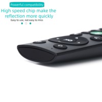 Nouvelle Arrivée d'Usine - Télécommande Noire 16 Touches avec BT 2.4G IR et Commande Vocale pour Boîtier Smart TV Android, Projecteur, Code d'Apprentissage