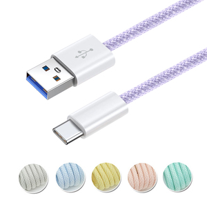 Jiale Bện USB C Pd20w 1M Cáp Dữ Liệu Nhanh Chóng Sạc Loại C Để Loại C Cho Điện Thoại Di Động Sạc Cáp - Product Image 6