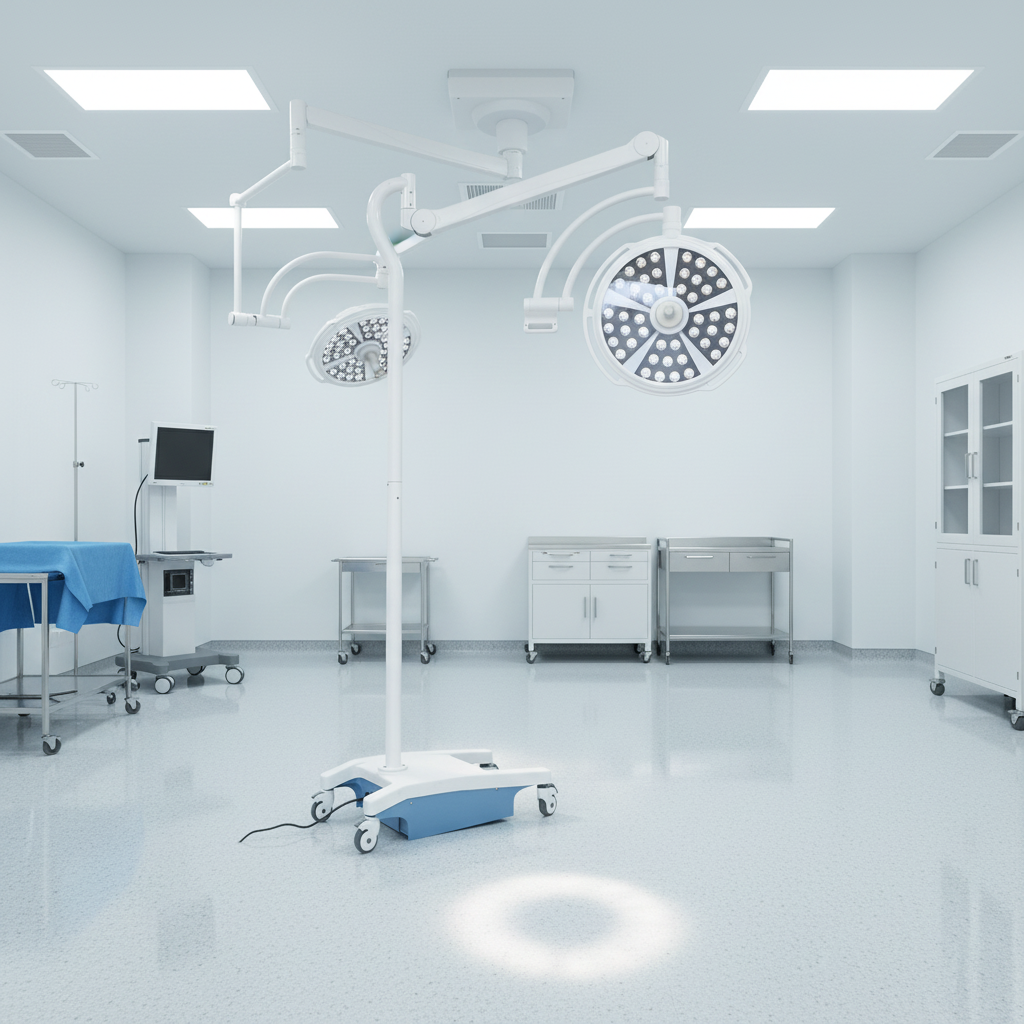 EUR VET Ceiling Mobile Pet Hospital Dental Surgical Operating Shadowless Theatre Lamp Medical Examination LED Light