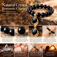 Bracelet élastique simple en pierre naturelle améthyste de 10 mm, fait main, bijoux polyvalents pour couple, vente en gros