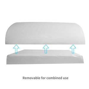 Cuscino all'ingrosso del resto del piede per la sotto scrivania al lavoro con altezza facoltativa 2, sgabello regolabile del piede <span class=keywords><strong>di</strong></span> doppio strato per l'ufficio, casa - Product Image 4