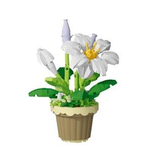 Ladrillos <span class=keywords><strong>de</strong></span> Flores Eternas, Rosas, Girasoles, Plantas en Maceta, Adornos <span class=keywords><strong>de</strong></span> Modelismo, Juguete <span class=keywords><strong>de</strong></span> Construcción <span class=keywords><strong>de</strong></span> Plástico ABS 7219 - Product Image 5