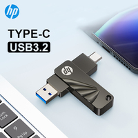 Nuevo Pendrive Externo Portátil de Alta Velocidad USB3.2 de Metal con Interfaz Tipo-C/Tipo-A, 64GB-256GB, Encriptación, 2 Años de Garantía, CE/ROHS
