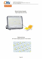 Projecteur LED encastré CHZ IP65 avec boîtier en aluminium pour usage extérieur