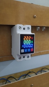 <span class=keywords><strong>AC</strong></span> 63A 110V 230V 3IN1 Réglable Sur Sous Tension Court-Circuit Relais Protection Courant Kwh Puissance Watt Mètre pour Usage Domestique - Product Image 2
