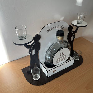 Présentateur de bouteilles en acrylique personnalisé Vodka Tequlia présentoir de bouteilles de vin Glorifier pour <span class=keywords><strong>Jack</strong></span> Daniel's - Product Image 4