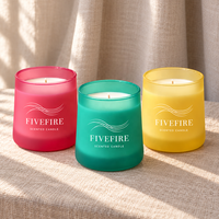Bougies parfumées pour la maison en gros et bougies de luxe en verre Velas, bougies parfumées en cire de soja pour la maison