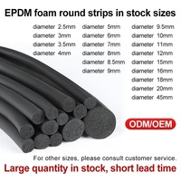 Joint d'étanchéité en silicone EPDM NBR FKM, profilé extrudé solide en mousse ronde, 2/3/4/5/6/7/8/9/10mm, fourni par l'usine