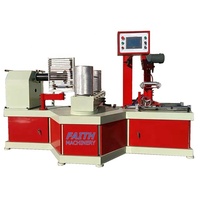 Machine d'enroulement automatique de tubes en papier kraft à 2 ou 4 têtes, diamètre 76,2 mm, contrôlée par PLC, prix usine