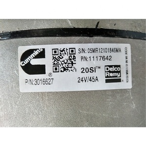 Chargeur électrique 1117642 3016627 <span class=keywords><strong>Alternateur</strong></span> générateur moteur AC 3306 6N9294 24 Volts 45A <span class=keywords><strong>Voiture</strong></span> 20SI <span class=keywords><strong>Alternateur</strong></span> - Product Image 4