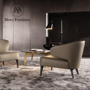 Nouveau <span class=keywords><strong>fauteuil</strong></span> inclinable moderne en tissu <span class=keywords><strong>pour</strong></span> chambre à coucher, salon, hôtel, <span class=keywords><strong>club</strong></span>, hall d'accueil, réception, style italien - Product Image 3