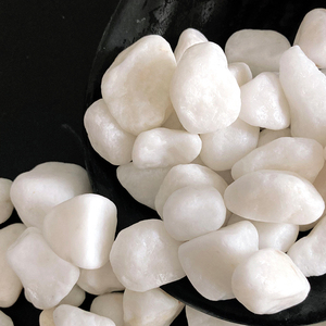 Guijarros Blancos Pulidos de Piedra Natural Ecológica para Patios de Villas Costeras, Jardines Marinos y Paisajes Marinos - Product Image 3