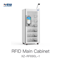 Gabinete de seguimiento de almacenamiento inteligente RFID UHF 690L, solución IoT de gestión administrativa de oficina de monitoreo de inventario en tiempo real