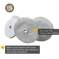 Disque de polissage en sisal professionnel, épaisseur 10 mm, dureté moyenne, abrasif, OEM pour le meulage et le polissage des surfaces métalliques