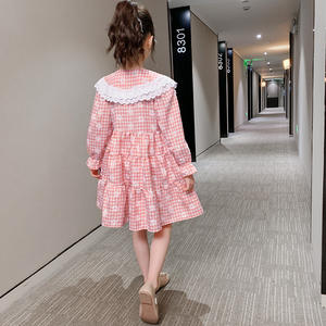 Vêtements pour enfants, robes mignonnes pour filles avec fleurs, robe de princesse à manches longues et volants, provenant d'un fournisseur chinois - Product Image 5