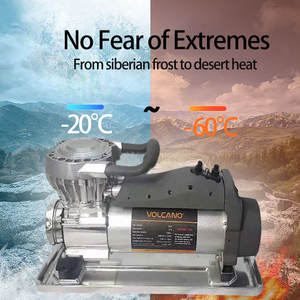 Compresor de Aire Eléctrico Portátil VOLCANO de 12V DC con Bocina - Product Image 2