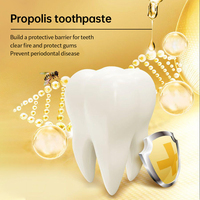 Dentifrice OEM pour soins des gencives Ingrédients à base de plantes Proplis naturels Fraîcheur buccale Tartre Propre Formule douce Blanchiment Anti-carie