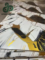 Autocollant adhésif amovible en PVC effet marbre pour la décoration intérieure et la cuisine, vente en gros 2026