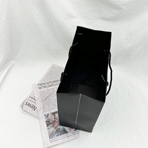 Bán buôn sang trọng biểu tượng tùy chỉnh giày màu hồng Boutique Quà Tặng mua sắm giấy bao bì các tông túi với xử lý cho ngày sinh nhật - Product Image 6