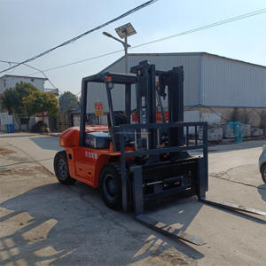 New Arrival 7 Ton Diesel Heli Forklift Truck <b>Used</b> Condition 4.5m Lifting Height 1 Year Warranty Retail Direct China - Product Image 6