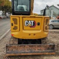 Mini-excavatrice CAT 306 d'occasion de haute qualité, 6 tonnes, excavatrice sur chenilles hydraulique d'origine, flexible pour les travaux de terrassement, en stock