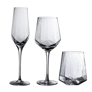 Verre à <span class=keywords><strong>champagne</strong></span> à l'ancienne de haute qualité verre à vin classique à bord doré personnalisé - Product Image 1