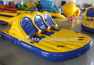 Farklı boyutlarda şişme su spor oyuncak heyecan verici çekilebilir şişme su bandwagon tekne - Product Image 3