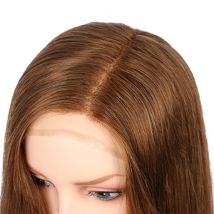 Women's Full Lace Indian Remy Human Hair <b>Toupee</b> & Wigs for Thinning Hair-Natural Wave 100% Hand Tied 130% Density Custom Made - Product Image 3