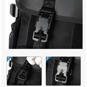 Custom Recycled Plastic Bottles Sports Rolltop Travel Rucksack Roll Top <b>Backpack</b> - Product Image 2