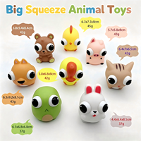 Nouveau Jouet Anti-Stress à Presser en Peluche Animaux Mignons et Éblouissants, Figurine Décorative pour la Décompression, Vente en Gros