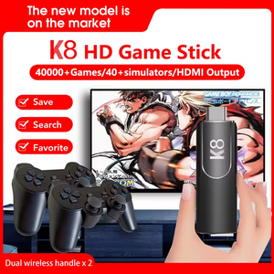 Factory K8 64GB Home Video Game Console Two-Player Battle Wireless 2,4G Miratech M8 Family TV Gamepad Gaming Stick - Product Image 4