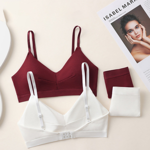 Reggiseni da donna in <span class=keywords><strong>cotone</strong></span> Wildness, comodi e traspiranti, senza <span class=keywords><strong>ferretto</strong></span>, per adolescenti - Product Image 6