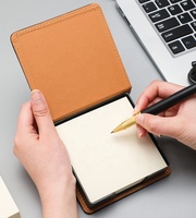 Organizador de Blocs de Notas de Cuero de 140 Hojas para Escritorio, Hogar, Oficina, Libros y Cuadernos
