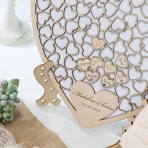 Livre d'or alternatif pour mariage, livre d'or <span class=keywords><strong>en</strong></span> forme de cœur, mariage rustique, livre d'or <span class=keywords><strong>en</strong></span> <span class=keywords><strong>bois</strong></span>, artisanat <span class=keywords><strong>en</strong></span> <span class=keywords><strong>bois</strong></span> - Product Image 4