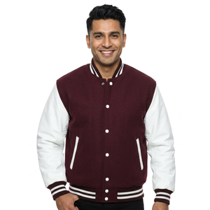 High Quality 100% Wool Embroidery Vintage Baseball Varsity <b>Jacket</b> Custom <b>Patch</b> Bomber <b>Jacket</b> CollegeBaseballjacket for men - Product Image 1