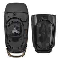 Coque de clé de voiture télécommandée, 2/3/4 boutons, étui de clé pliable intelligent HU101