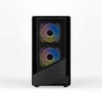 AntarcChill OEM ODM Computer Cases & Tower PC Cabinet Micro ATX PC Gaming Chassis Desktop PC Case With Tempered Glass Mesh Panel