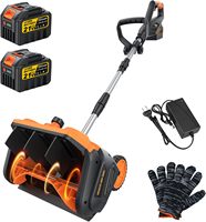 Pelle à neige légère 21V, 12 pouces, 2,5 kg, moteur, poignée pliable, alimentée par batterie, CE, vente en gros, usine