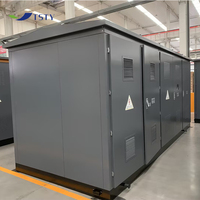 100kva 200kva 500kva 1000kva 11kv 13.2kv Subestación transformadora de caja de casa prefabricada de estilo europeo preinstalada