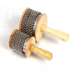 Instrumentos de Percusión para Niños, <span class=keywords><strong>Cabasa</strong></span> de Madera y Metal, Tamaño Pequeño y Grande, Material Didáctico Musical Orff - Product Image 1
