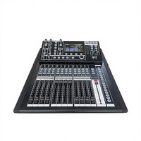Console de mixage numérique professionnelle HD-T16, 32 entrées/16 sorties, 100 préréglages personnalisés, effets DSP intégrés pour les conférences d'ingénierie