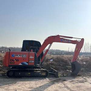 Escavatore Cingolato Idraulico Mini Hitachi ZX60 da 6 Tonnellate Usato Giapponese a Basso Prezzo in Stock con Pompa Idraulica e Cuscinetti Modello 2024 - Product Image 2