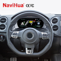 Navihua Nouveau Design Tableau de Bord Numérique pour Voiture, Compteur de Vitesse Automatique, Système Linux, Cockpit Virtuel, Écran LCD pour VW Tiguan 2010-2017