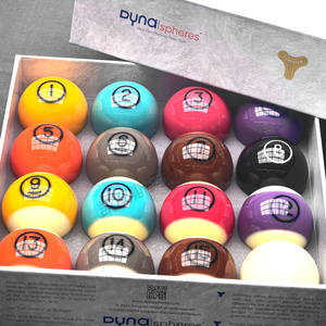 Bolas <span class=keywords><strong>de</strong></span> Billar <span class=keywords><strong>de</strong></span> Resina Negras Número <span class=keywords><strong>8</strong></span>, Marca Dynasphere, Calidad Grado A, Diseño Numerado, Apariencia <span class=keywords><strong>de</strong></span> Cristal, Importadas, Estándar <span class=keywords><strong>de</strong></span> 57.2 mm - Product Image 5