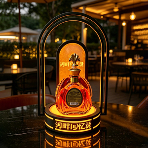 LED Rechargeable <b>Wine</b> Bottle Presenter, VIP Glorifier Display Stand for <b>Bar</b> Nightclub - Product Image 4