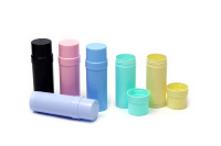 Matériau écologique, tube de déodorant rotatif lisse et brillant minimaliste pour les soins d'hygiène personnelle