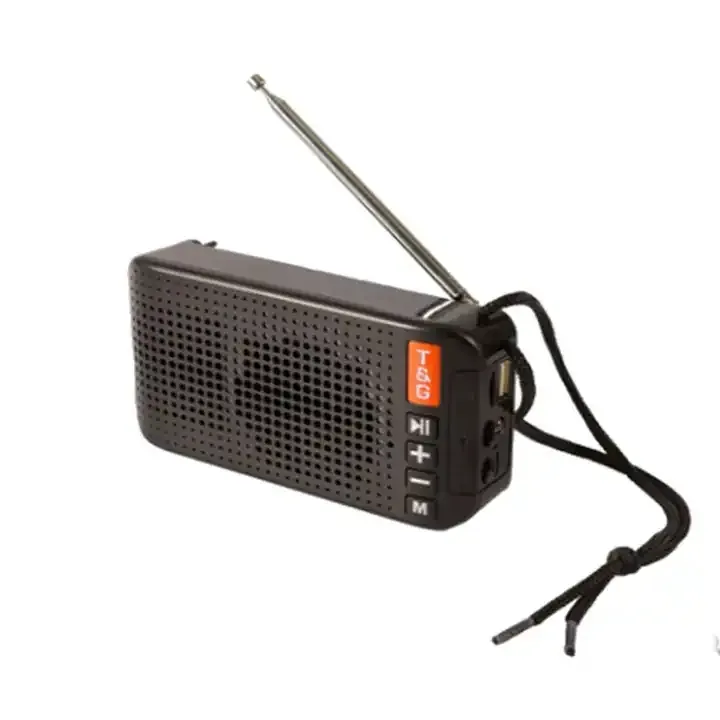 Ondersteuning Voor Zonne-Energie Opladen Tg184 Draagbare Draadloze Luidsprekerondersteuning Fm Tf-Kaart Usb Mobiele Telefoon Auto Radio Ontwerp Mini Speaker